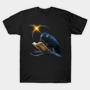THE CROW READING SOLAR ECLIPSE T-Shirt
